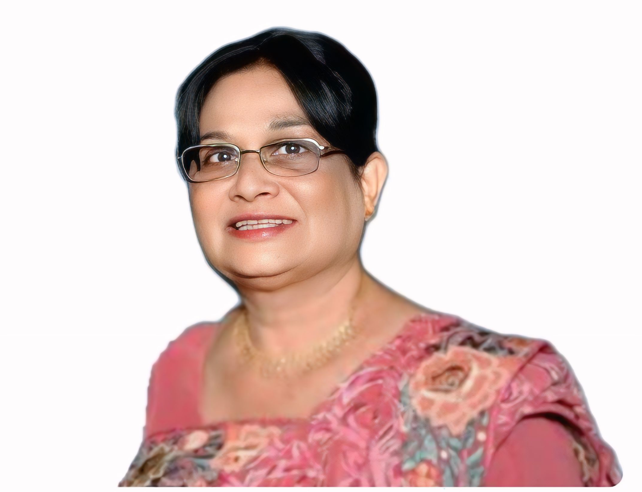 Mrs Joyce Pinheiro, the benefactress